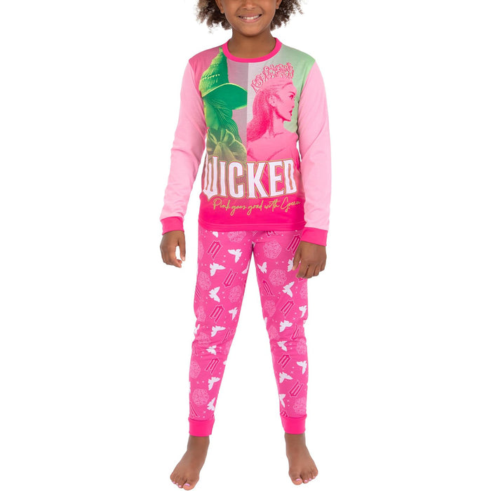 Long Sleeve Graphic Top And Printed Leggings Sleepwear