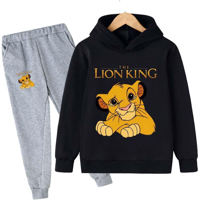 Lion King Cartoon Hoodies Set