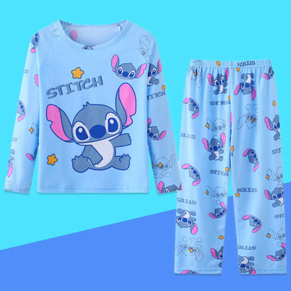 2 Pieces Long Sleeve Pajamas Set