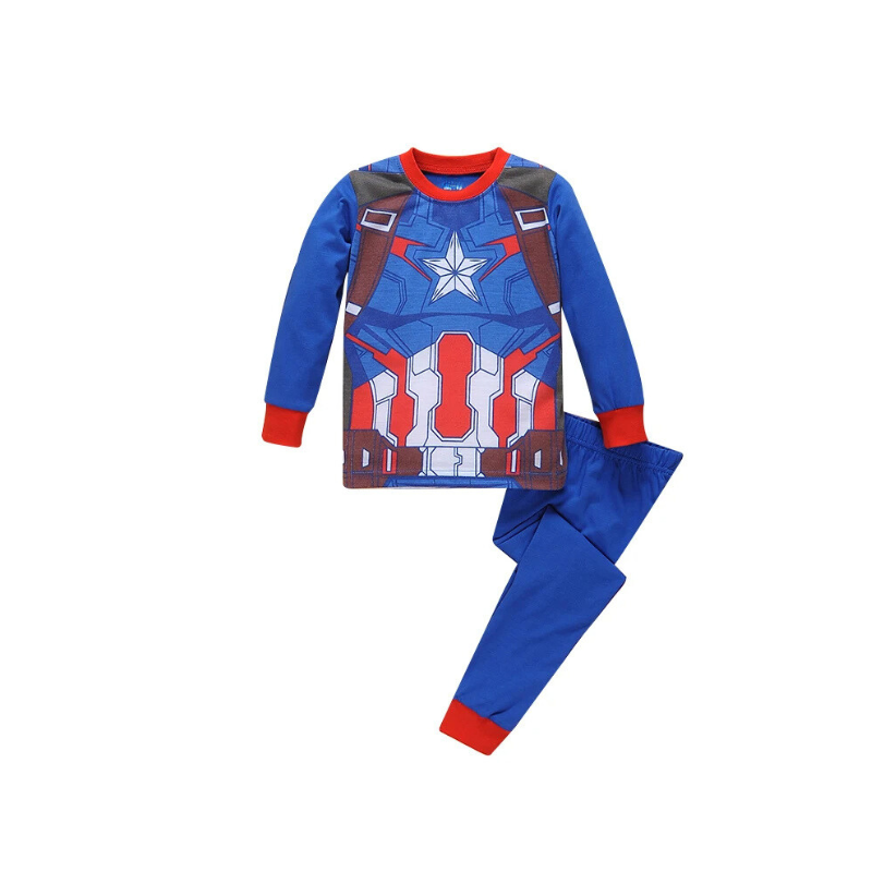 Heroic Style Full Sleeve Pajama Set for Kids