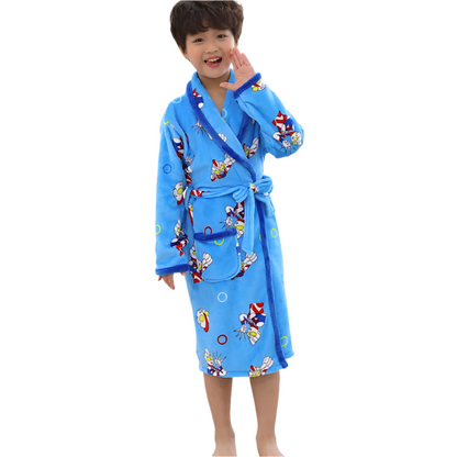 Cartoon Design Printed Robe