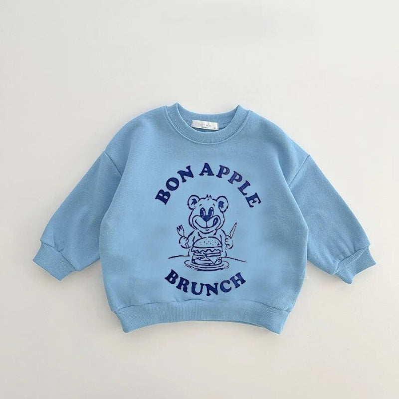 Cartoon Printing Long Sleeved Sweatshirt