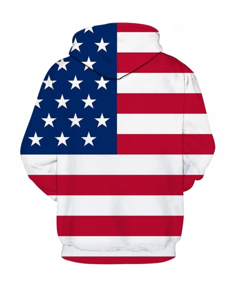 Children American Flag Themed Hoodie