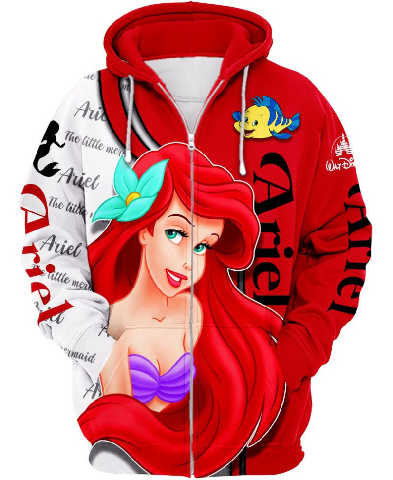 Children Ariel Zip Up Hoodie