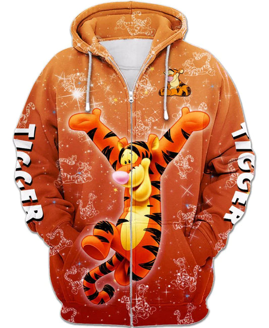 Children Cheerful Tigger Hoodie