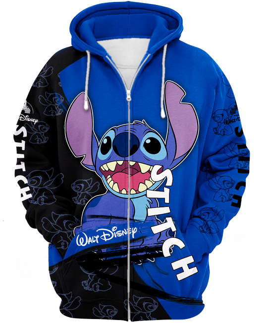 Children Stitch Zip Up Hoodie