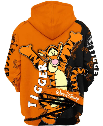 Children Excited Tigger Zip Up Hoodie