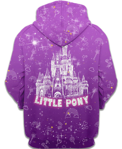 Children Little Pony Zip Up Hoodie