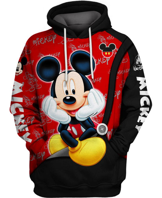 Children Mickey Mouse Printed Hoodie