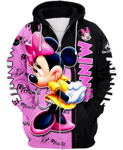 Children Minnie Mouse Zip Up Hoodie