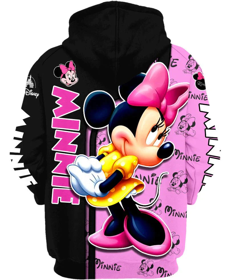 Children Minnie Mouse Zip Up Hoodie