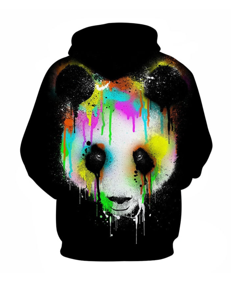 Children Panda Printed Hoodie