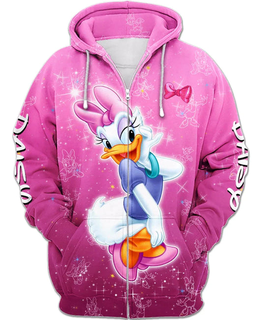 Children Daisy Duck Zip Up Hoodie