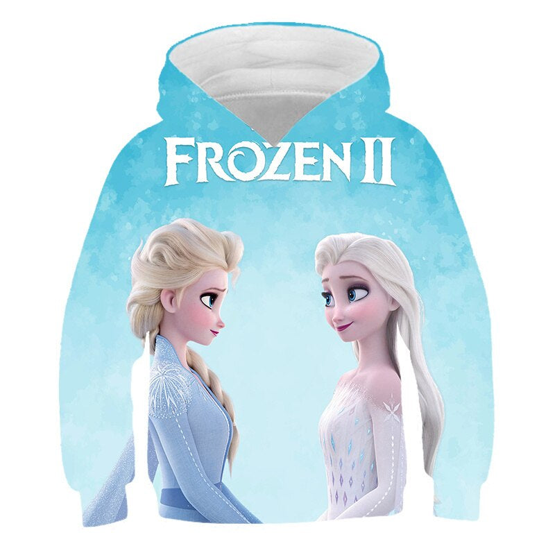 Frozen Anna And Elsa Autumn Hoodie