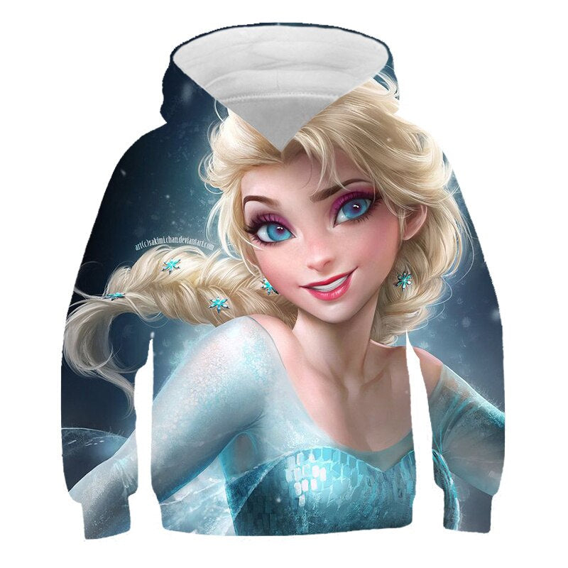 Frozen Anna And Elsa Autumn Hoodie