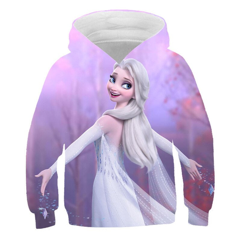 Frozen Anna And Elsa Autumn Hoodie