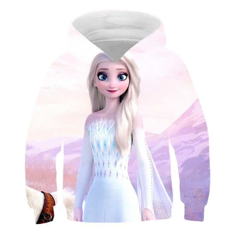 Frozen Anna And Elsa Autumn Hoodie