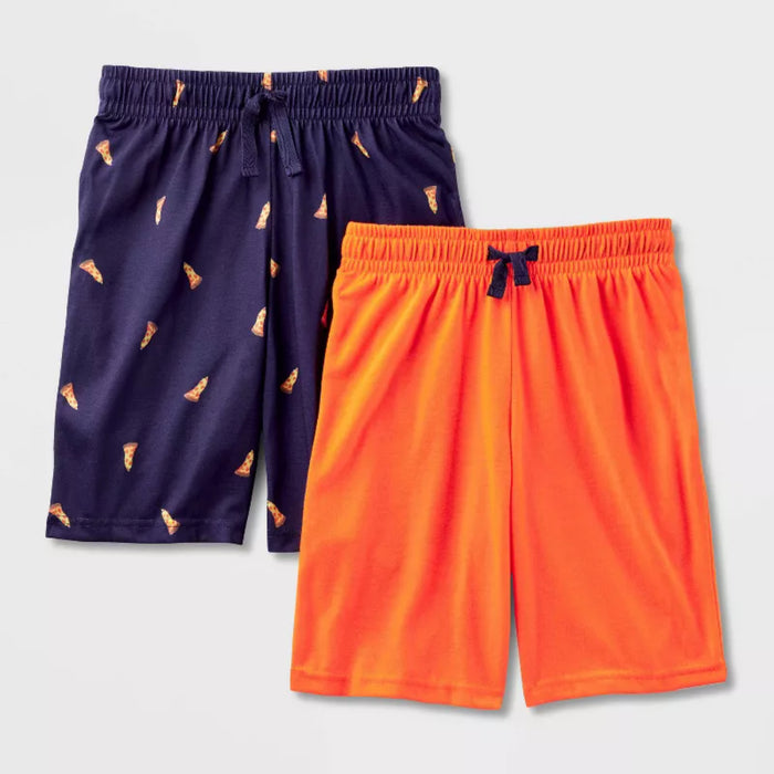 2 Pack Comfy Jersey Sleepwear And Pajama Shorts