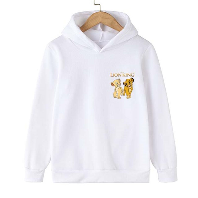 Lion King Print Patterned Casual Hoodie