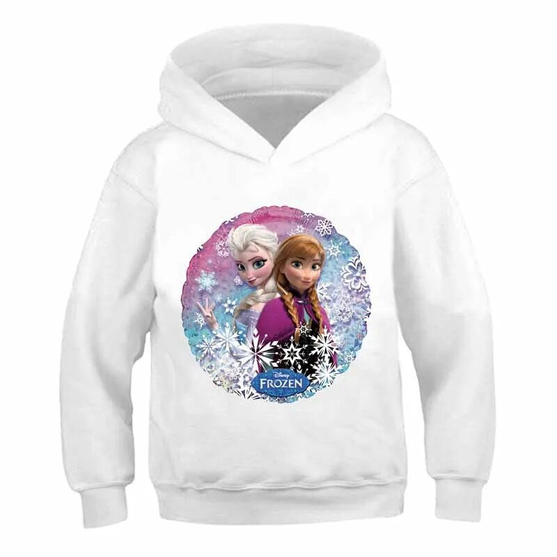 Long Sleeve Cartoon Printed Hoodies