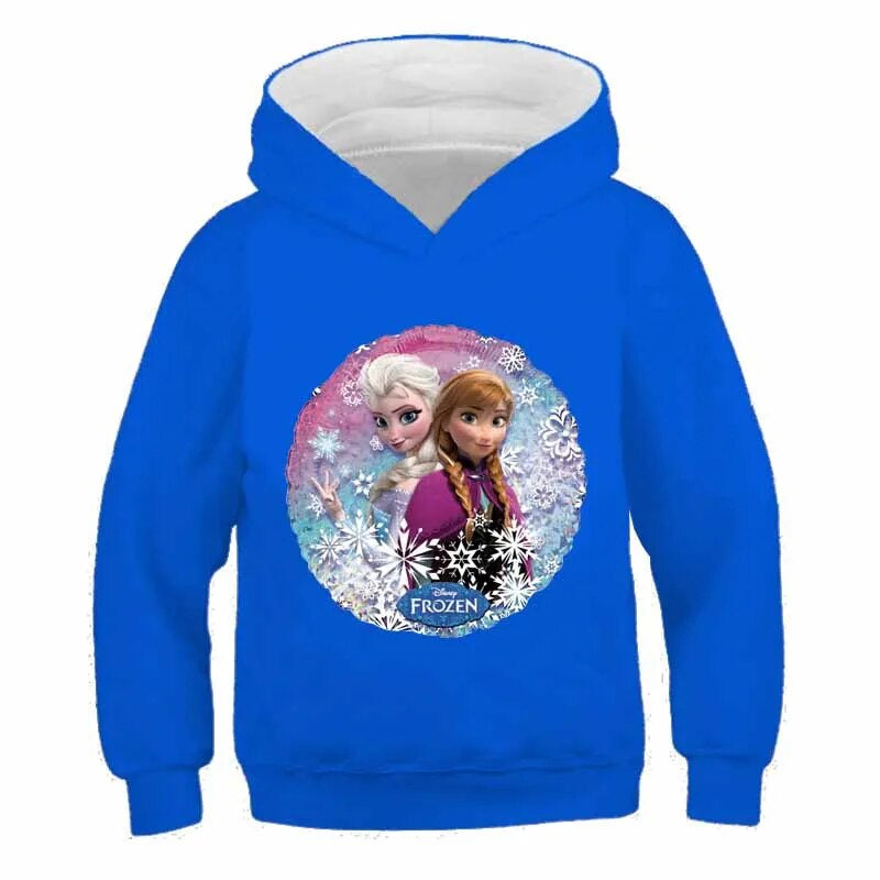 Long Sleeve Cartoon Printed Hoodies