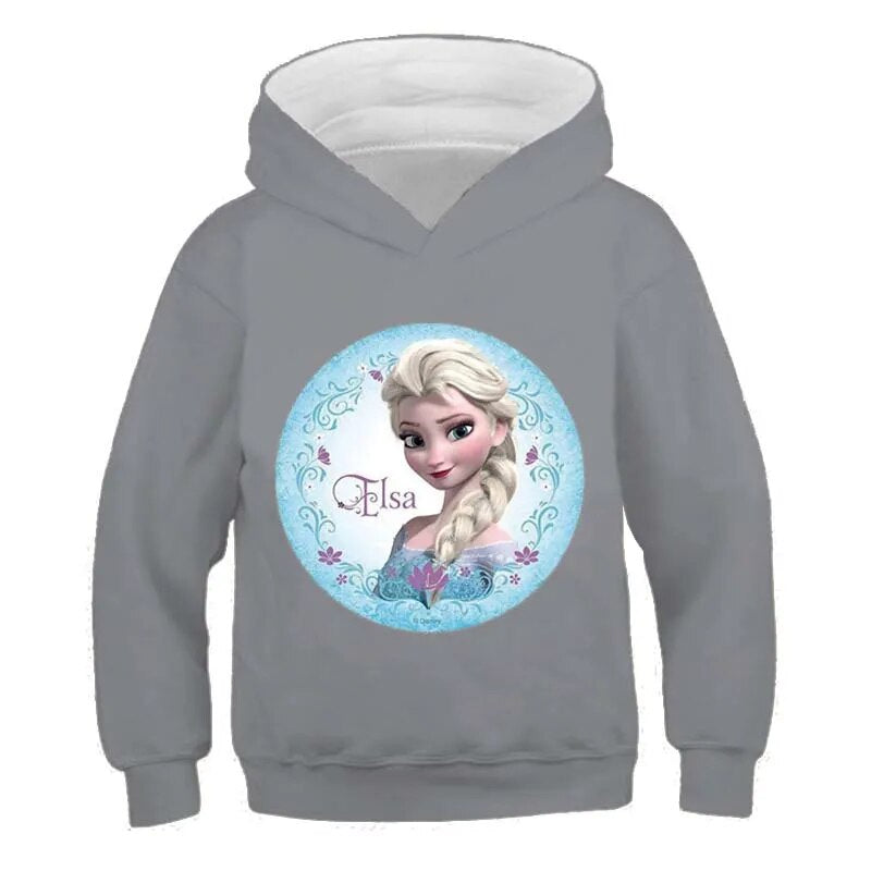 Long Sleeve Cartoon Printed Hoodies