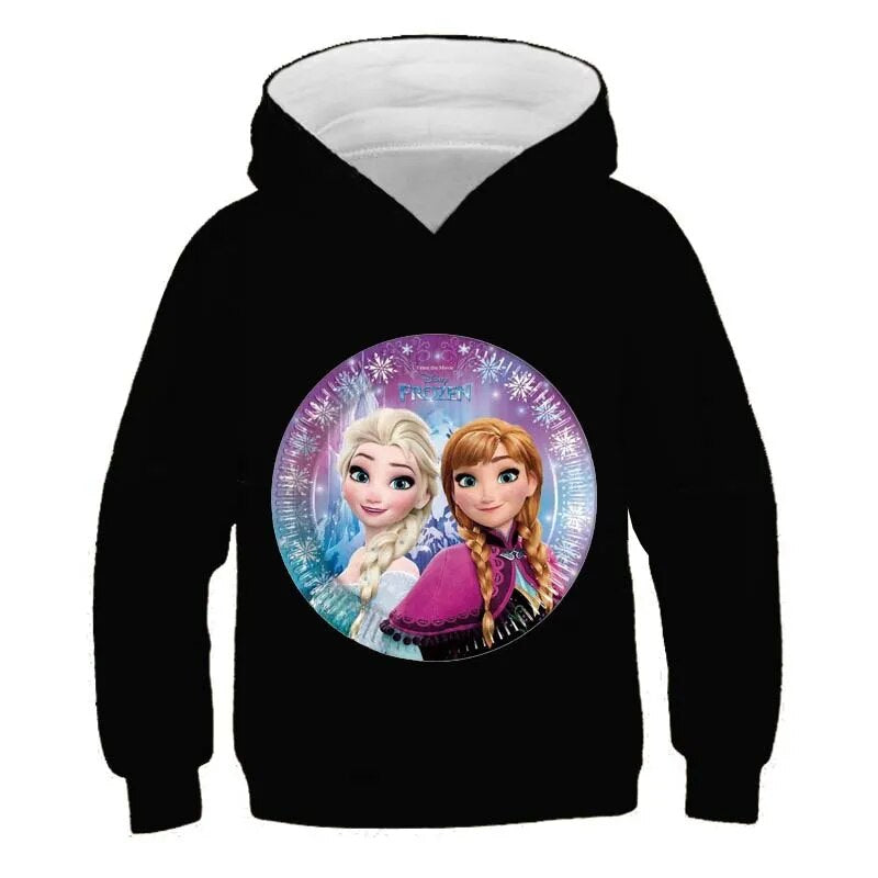 Long Sleeves Frozen Elsa Hoodies