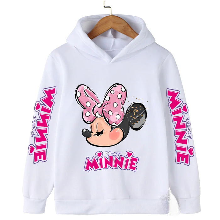 Mickey And Minnie Printed Hoodie