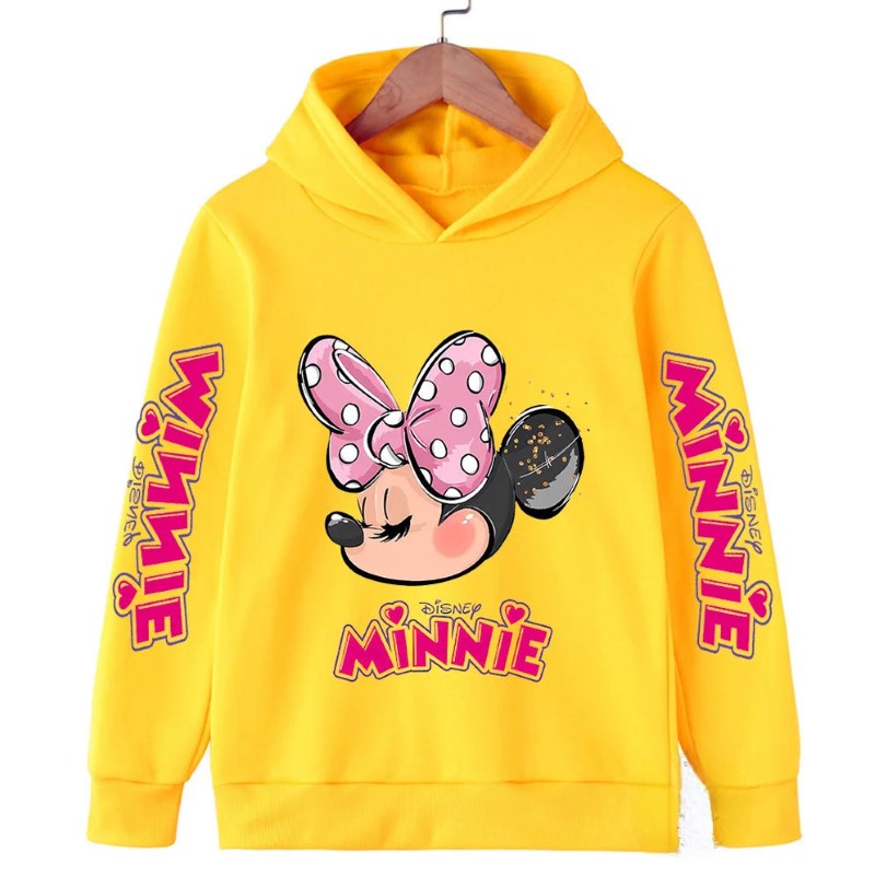 Mickey And Minnie Printed Hoodie