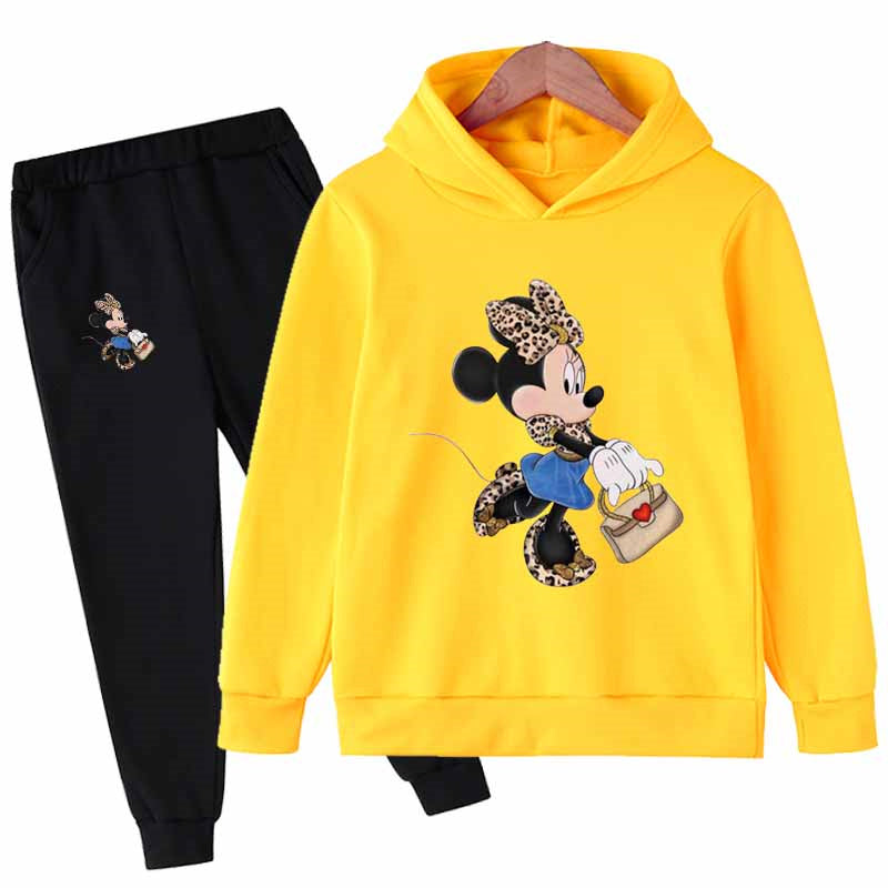 Minnie Mouse Casual Hoodies Set