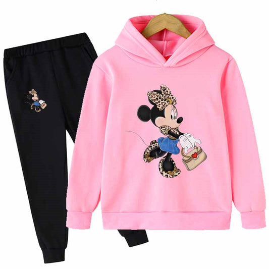 Minnie Mouse Casual Hoodies Set