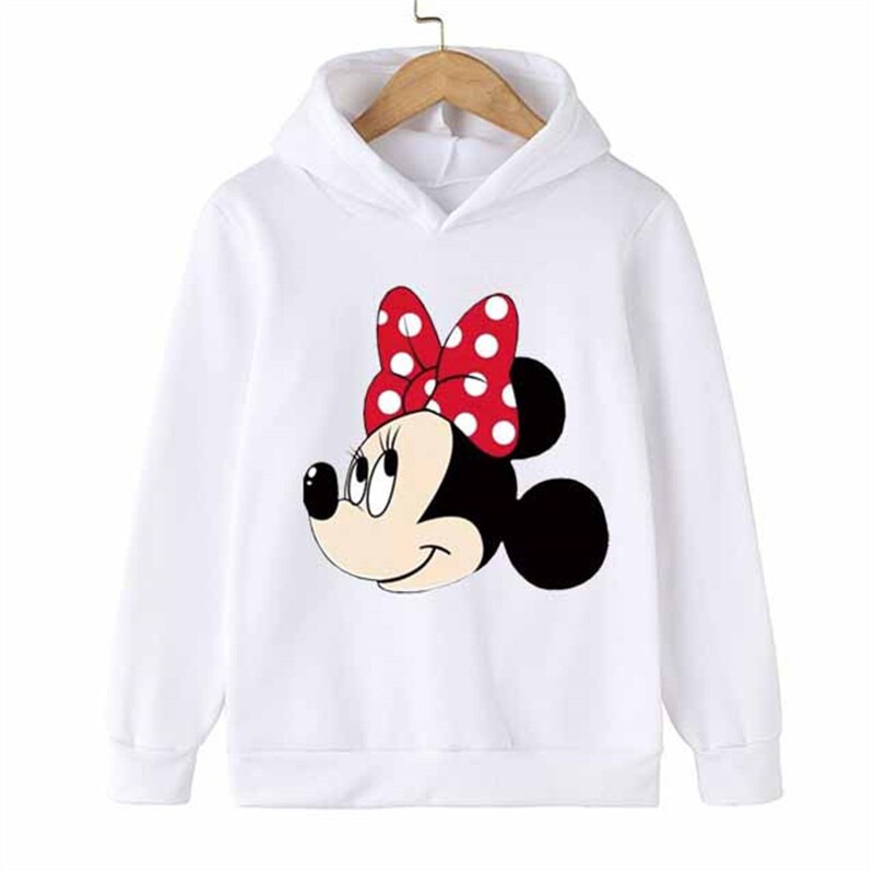 Minnie Mouse Printed Casual Hoodie