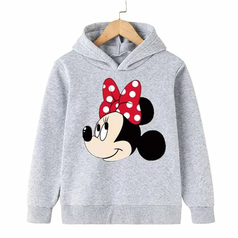 Minnie Mouse Printed Casual Hoodie