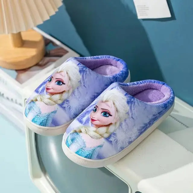 Princess Elsa Printed Cozy Slippers