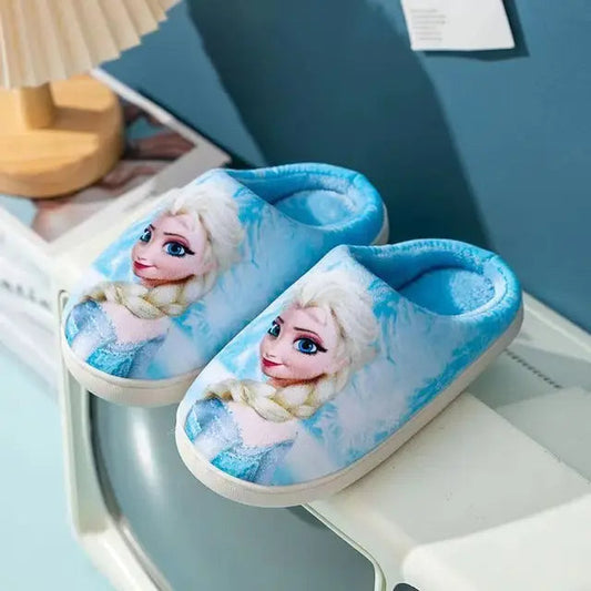 Princess Elsa Printed Cozy Slippers