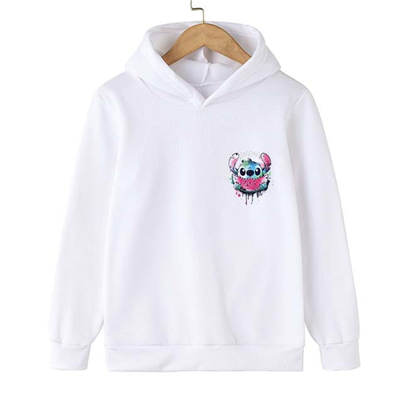 Cartoony Print Long Sleeve Sweatshirt