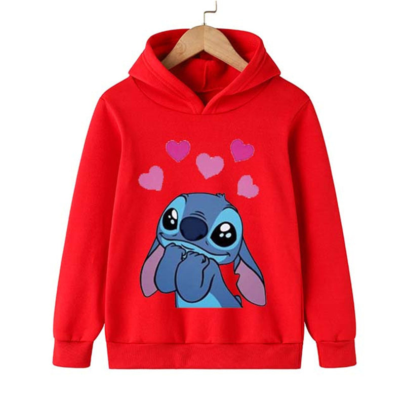 Printed Cartoon Long Sleeves Sweatshirts