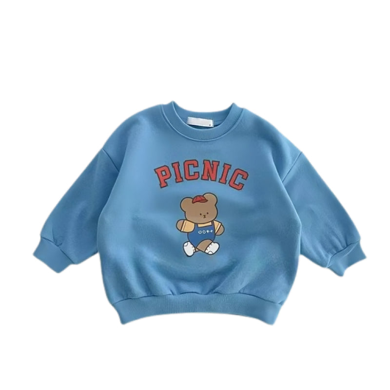 Picnic Bear Crewneck Sweatshirt