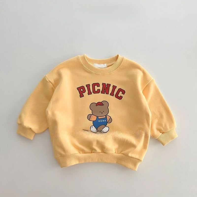 Picnic Bear Crewneck Sweatshirt