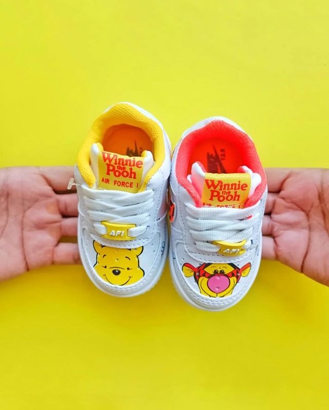 Winnie The Pooh Themed Toddler Sneakers