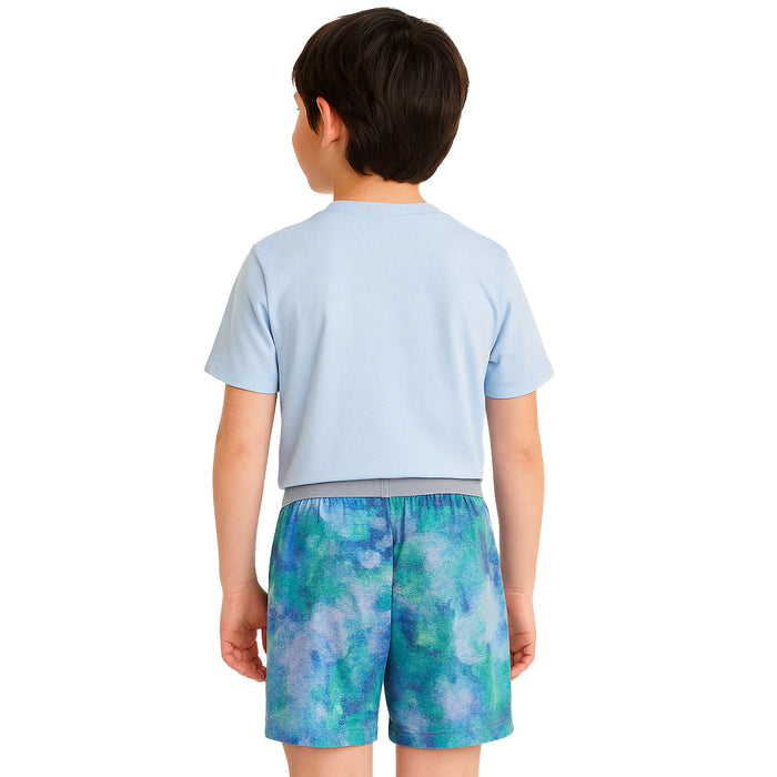 2 Piece Graphic Tee And Shorts Pajama Set