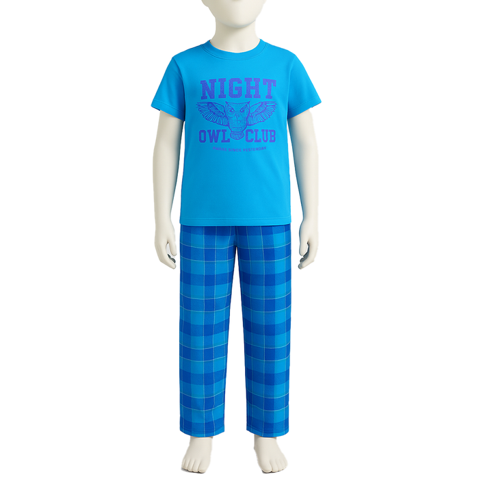 Recycled 2 Piece Short Sleeve Sleepwear Pajama Set