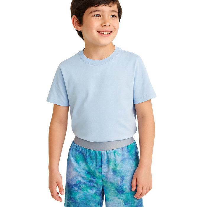 2 Piece Graphic Tee And Shorts Pajama Set
