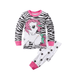 Unicorn Zebra Pajama Set - Children Pajamas