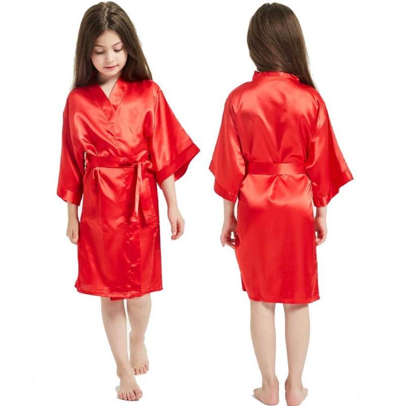 Silky Satin Robes For Kids - Children Pajamas